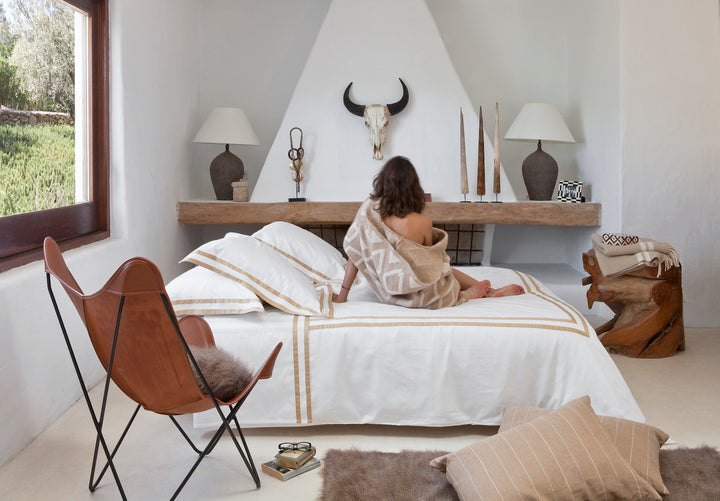 Euro King Fitted Sheet Formentera - DEIA Living - Fitted Sheet