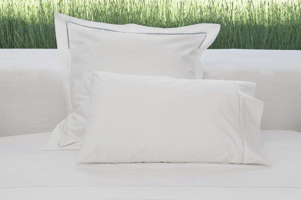 King Sheet Set White Saria - DEIA Living - Sheet Set