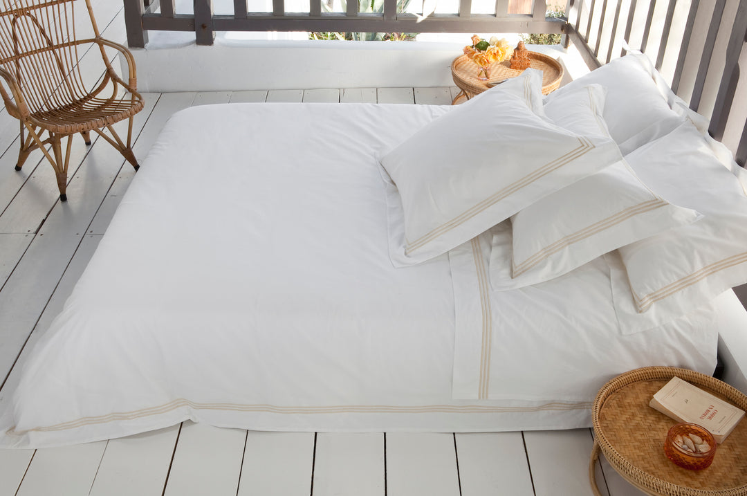 Super King Fitted Sheet 100% Long Staple Cotton Elba - DEIA Living - Fitted Sheet