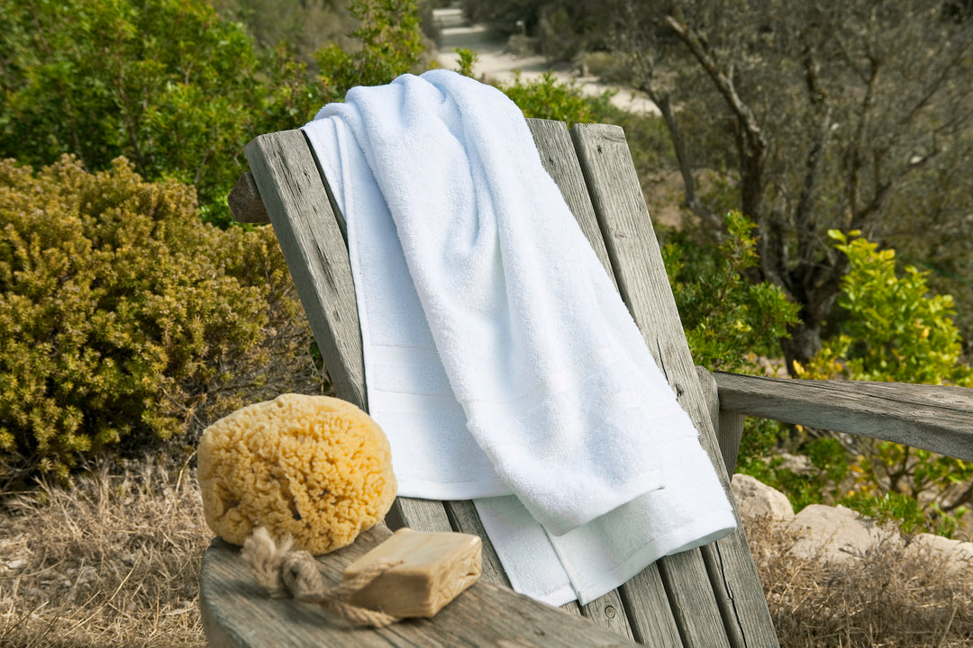 Hand Towel Set White - DEIA Living - Bath Towel
