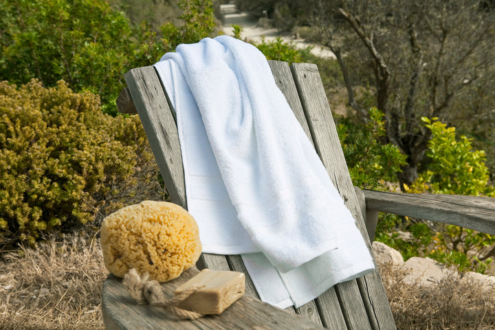 Hand Towel Set White - DEIA Living - Bath Towel