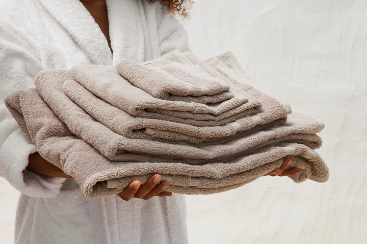 Bath Towel Cassis Noisette - DEIA Living - Bath Towel