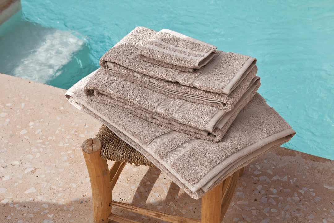 Hand Towel Set Noisette - DEIA Living - Bath Towel