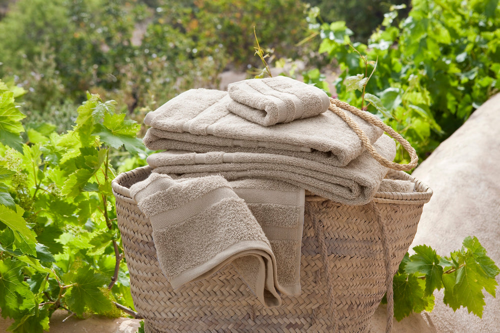 Bath Sheet Set Noisette - DEIA Living - Bath Towel